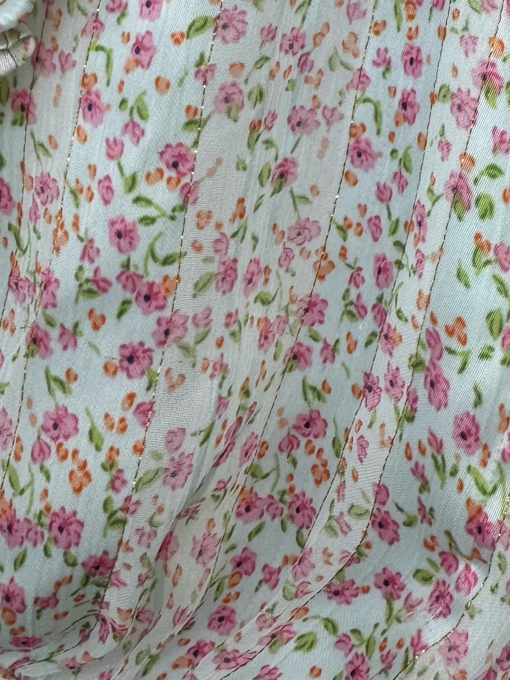 For Love & Lemons Pink Floral Cutout Maxi Dress - Picture 2 of 5